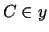 $ C \in y $