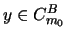 $ y \in C_{m_0}^B $