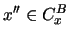 $ x'' \in C_x^B$