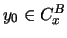 $ y_0 \in C_x^B $