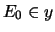 $E_0 \in y$