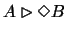 $(T+A)\rhd (T_0+\Diamond B)$